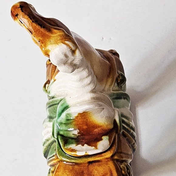 Vintage Tang Dynasty War Horse Figurine: Art Pottery Drip Glaze - Picture 4 of 7